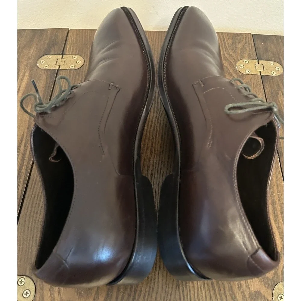 HUGO BOSS Brown dress leather shoes mens size‎ 9